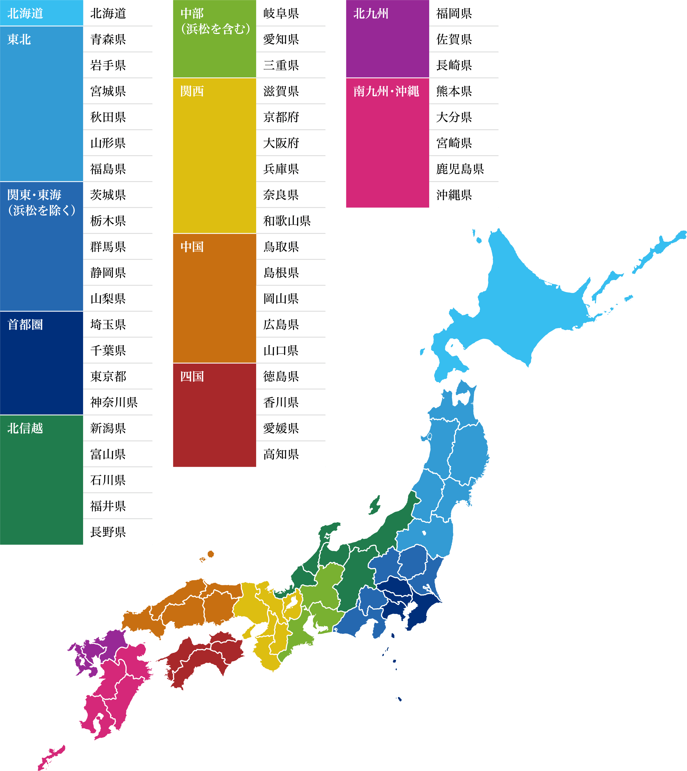 転勤可能エリアの「特定地域」の指定範囲について