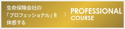 生命保険会社で働く「金融のプロ」と出会う PROFESSIONAL COURSE